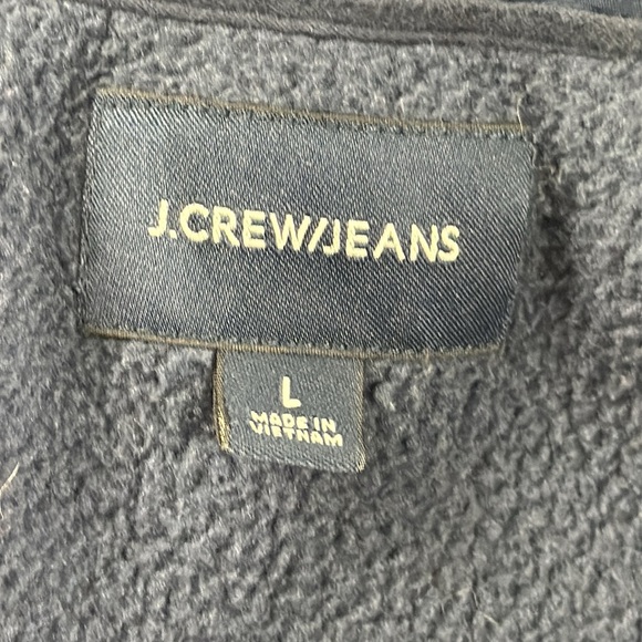 J. Crew blue jacket with hood Size L - Picture 6 of 9